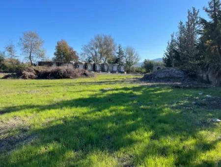 Land For Sale In Dalyan Gülpınar On The Main Road 9,037M2