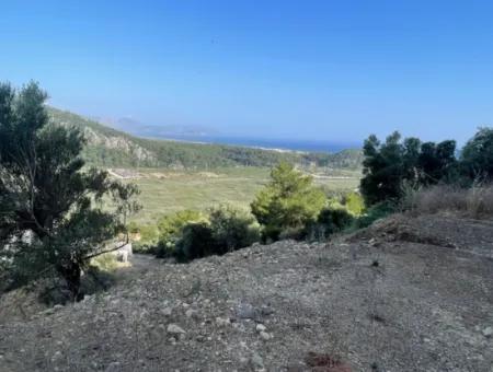 Land For Sale In Sarigerme 425M2 With Full Sea View