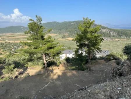 Land For Sale In Sarigerme 425M2 With Full Sea View